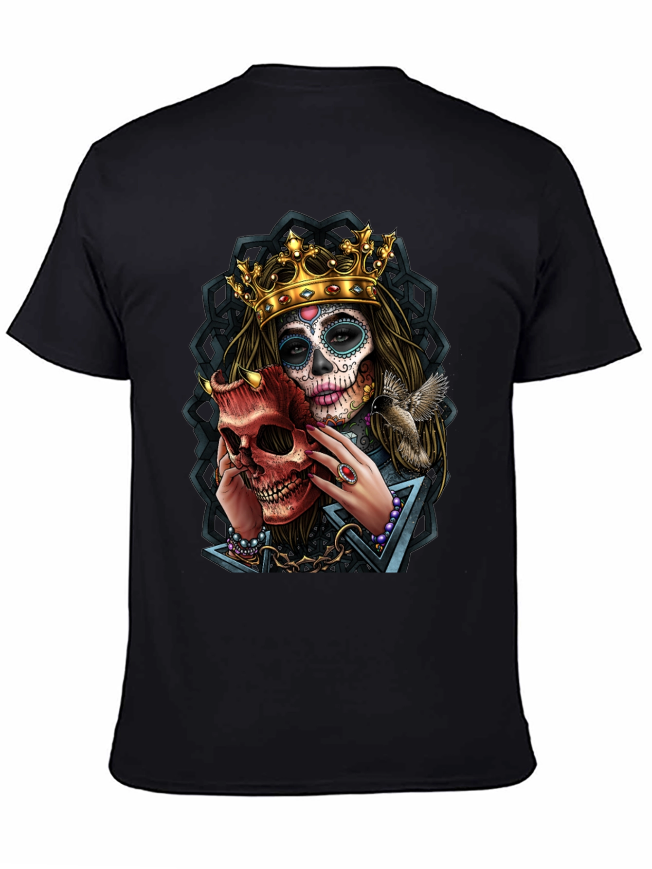 Sugar Skull Queen Mens Graphic Tee
