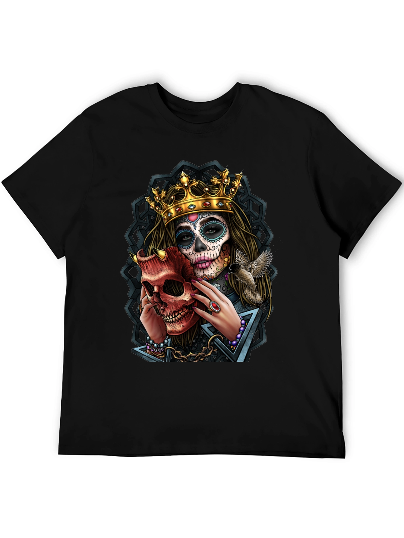Sugar Skull Queen Mens Graphic Tee