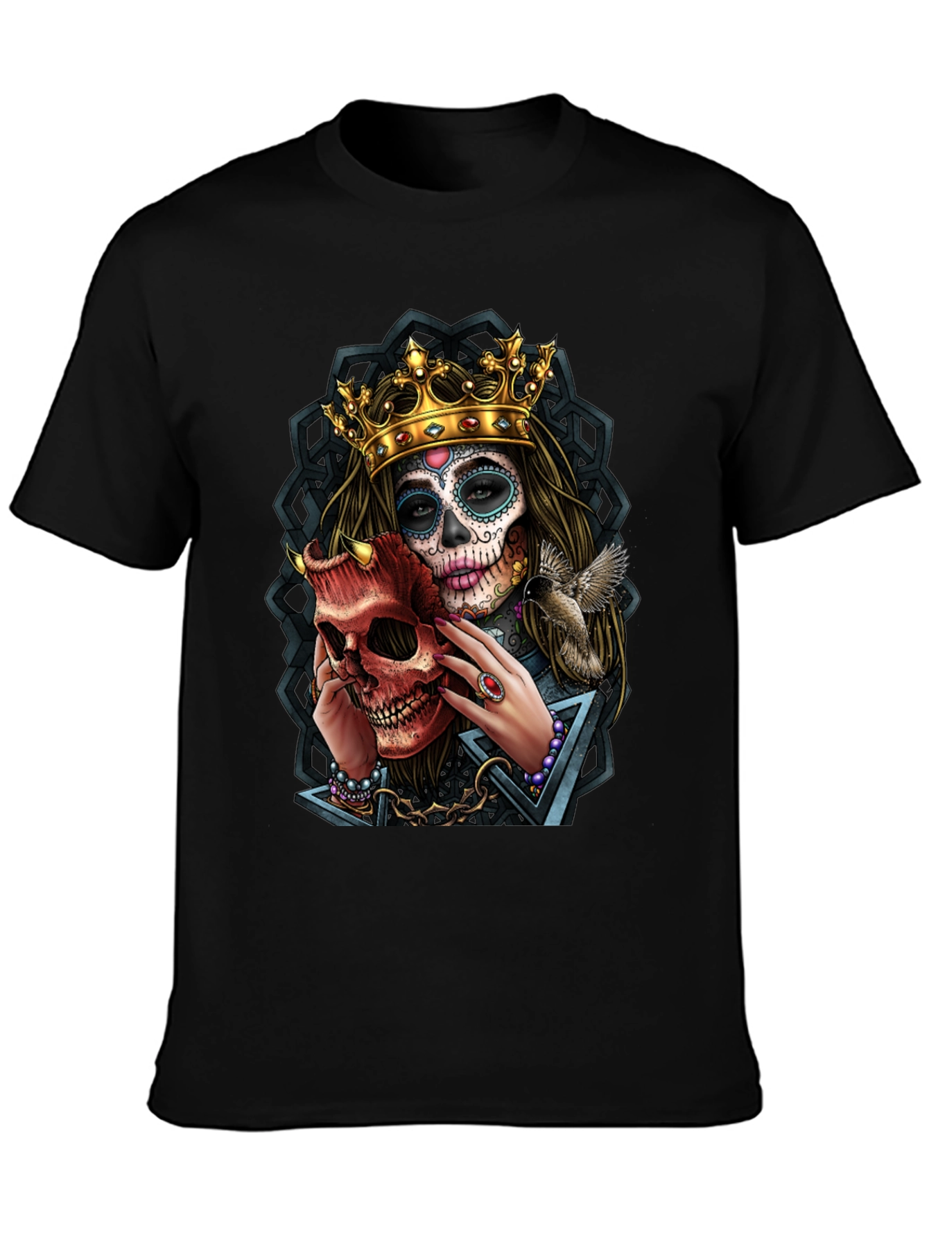Sugar Skull Queen Mens Graphic Tee