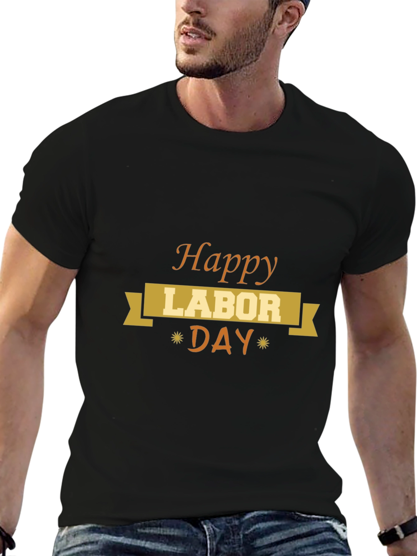 Happy Labor Day T-Shirt -  Mens Graphic Tee