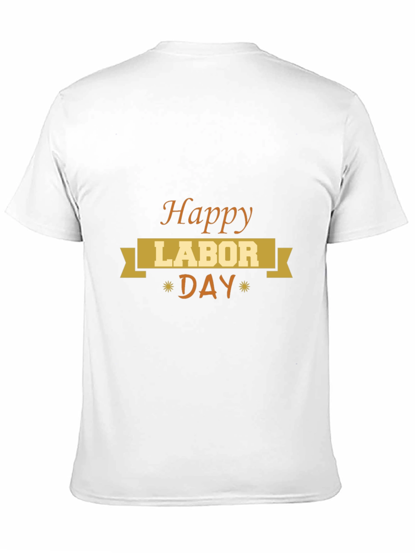 Happy Labor Day T-Shirt -  Mens Graphic Tee