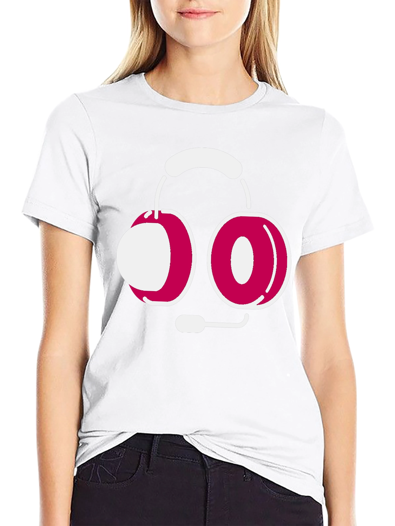 Gamer Headset Graphic Tee - Modern Style