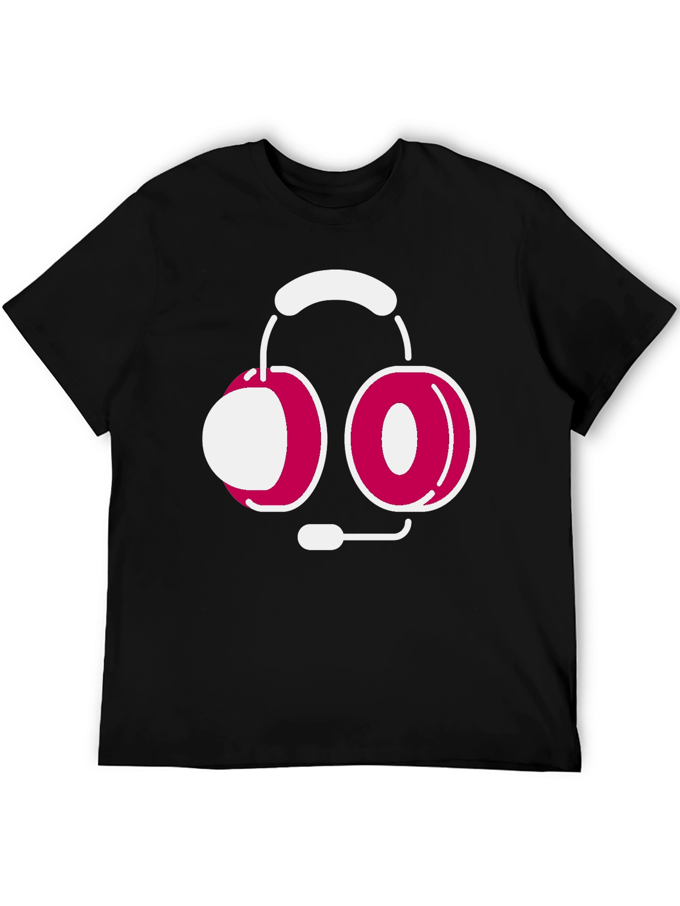 Gamer Headset Graphic Tee - Modern Style