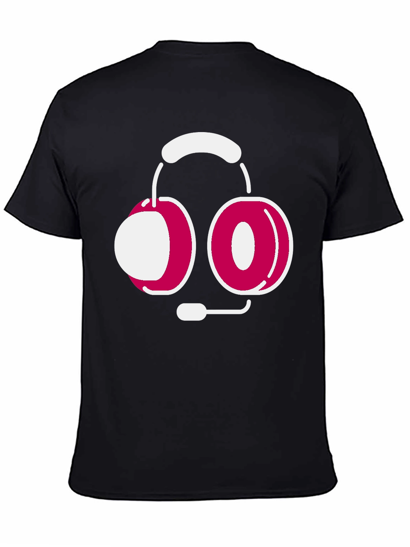 Gamer Headset Graphic Tee - Modern Style