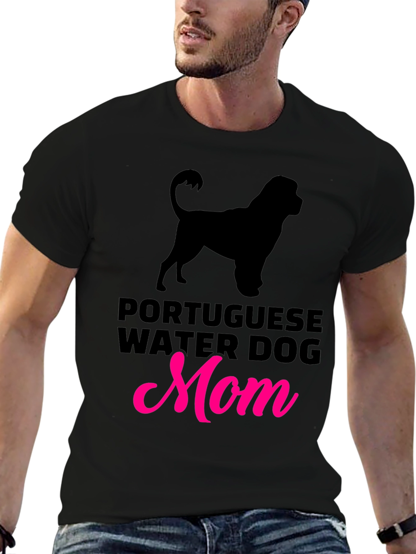 Portuguese Water Dog Mom Graphic Tee