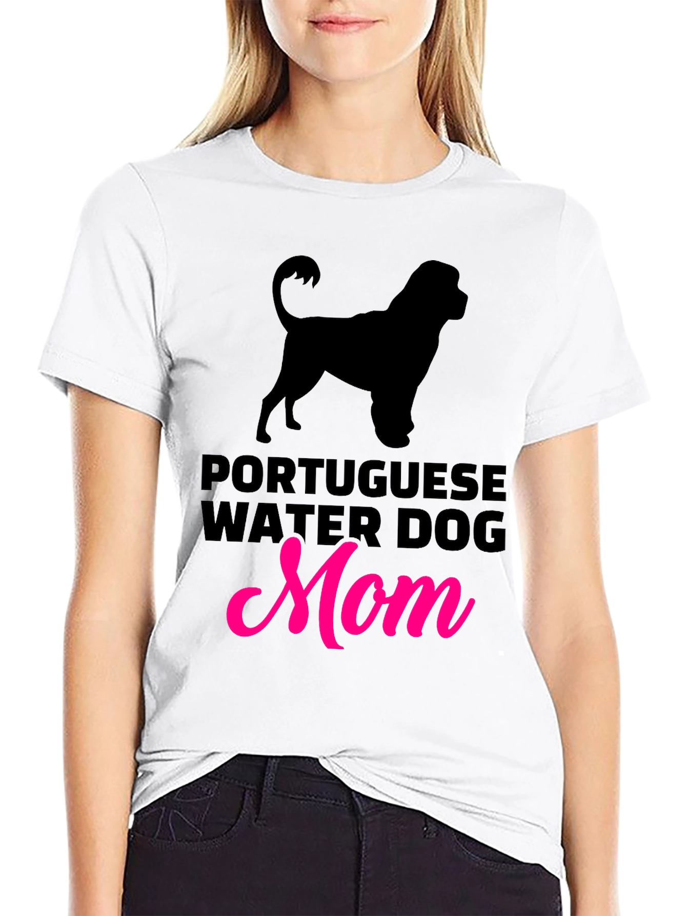Portuguese Water Dog Mom Graphic Tee