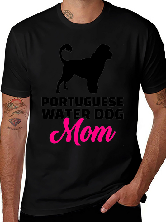 Portuguese Water Dog Mom Graphic Tee