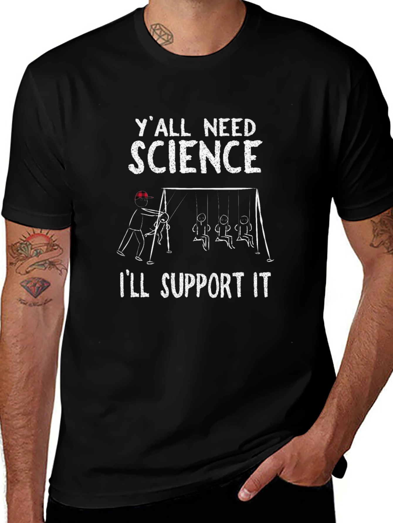 Science Support T-Shirt Funny Physics Design
