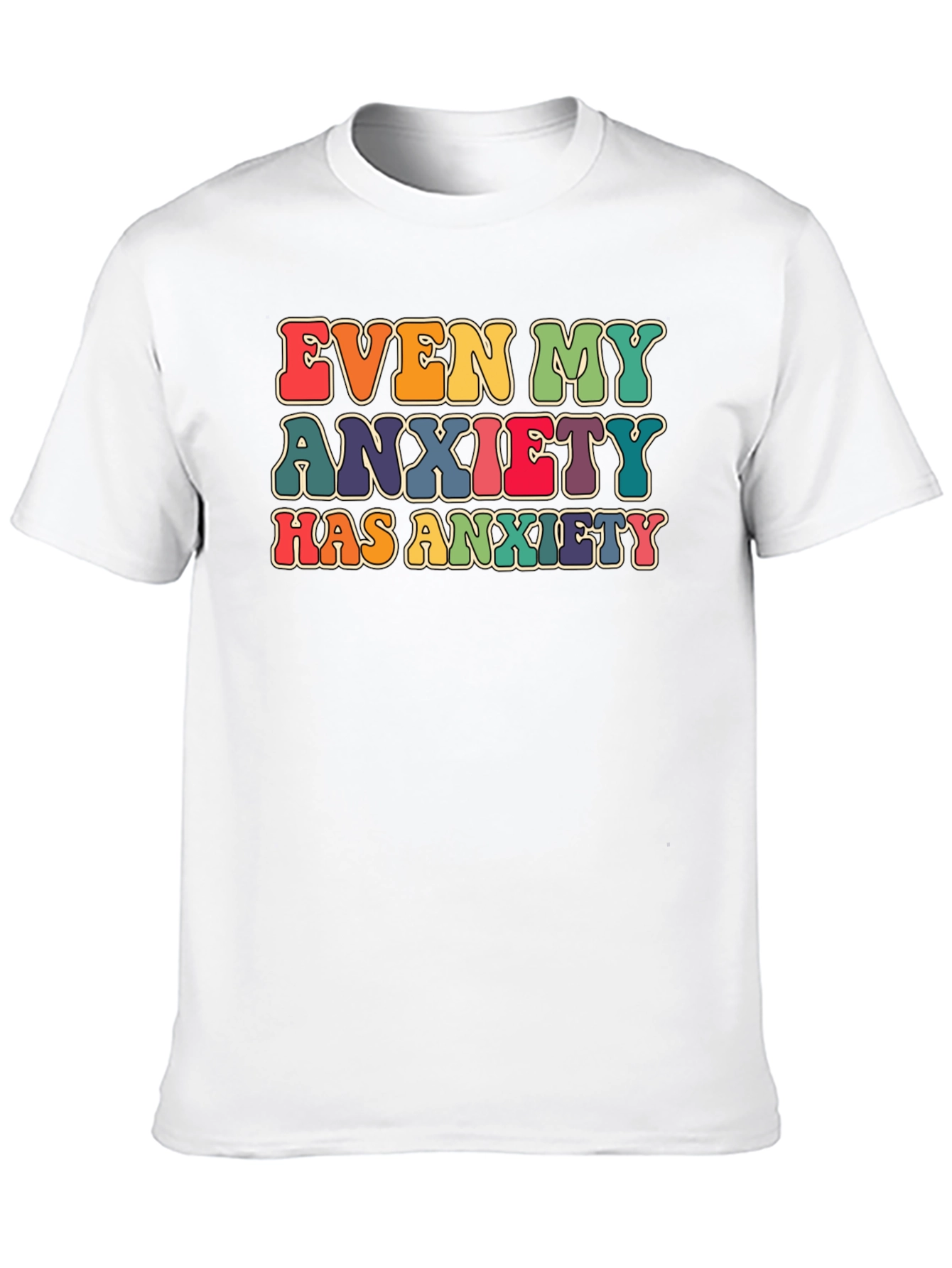Anxiety T-Shirt Funny Sarcastic Humor Graphic Tee