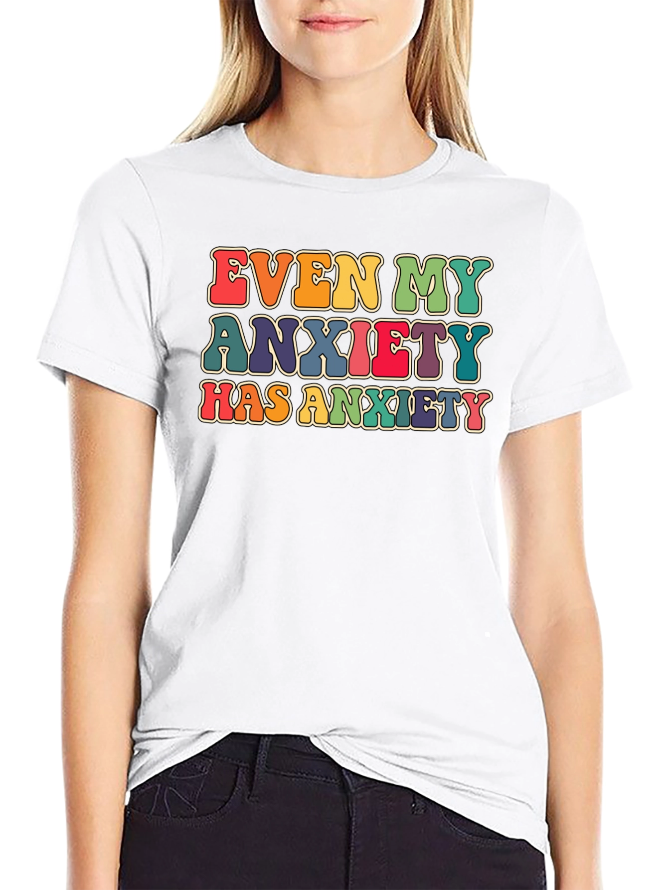 Anxiety T-Shirt Funny Sarcastic Humor Graphic Tee