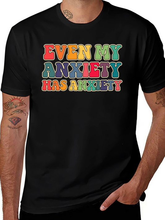 Anxiety T-Shirt Funny Sarcastic Humor Graphic Tee