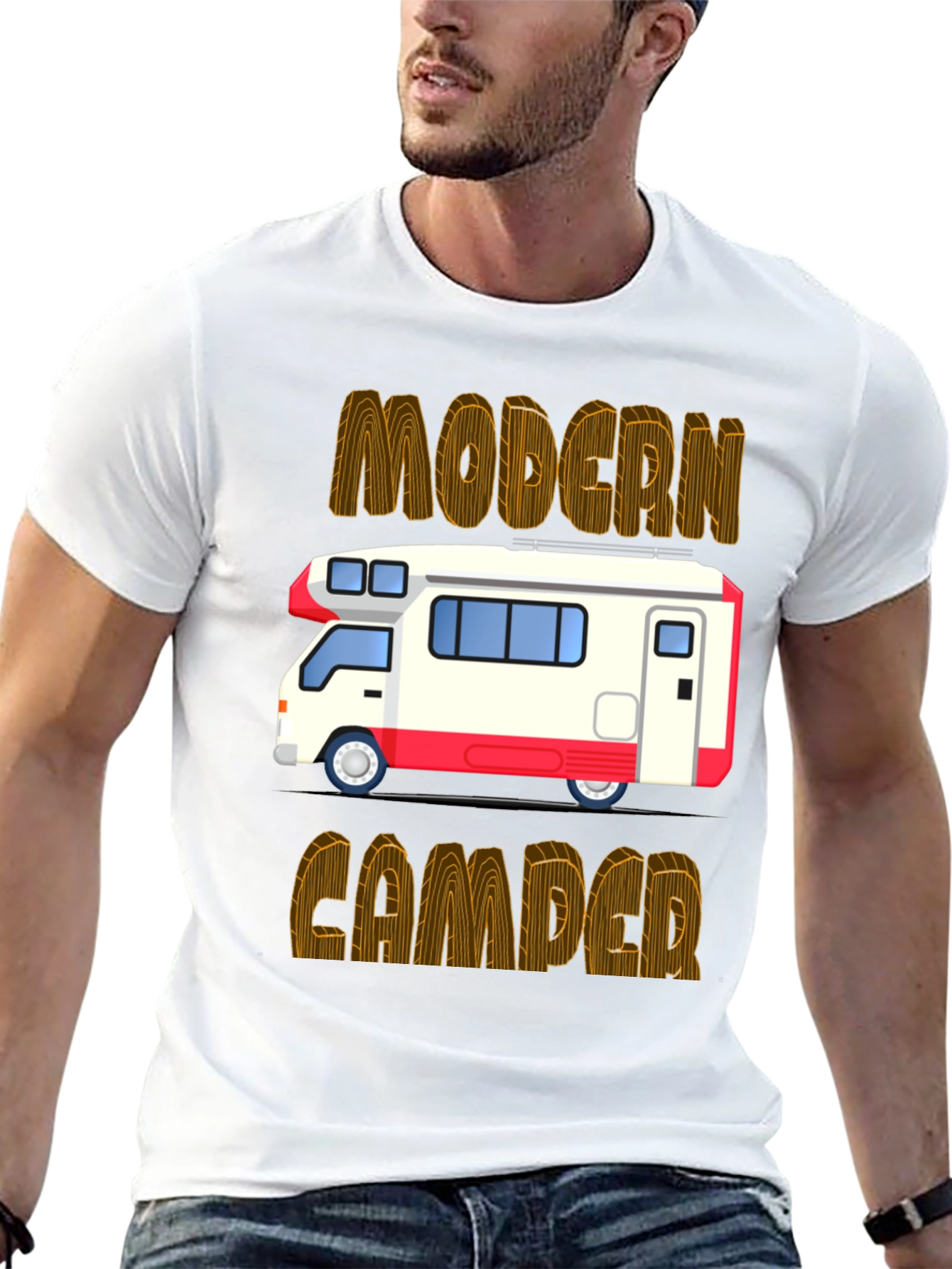 Modern Camper Graphic Tee - Black