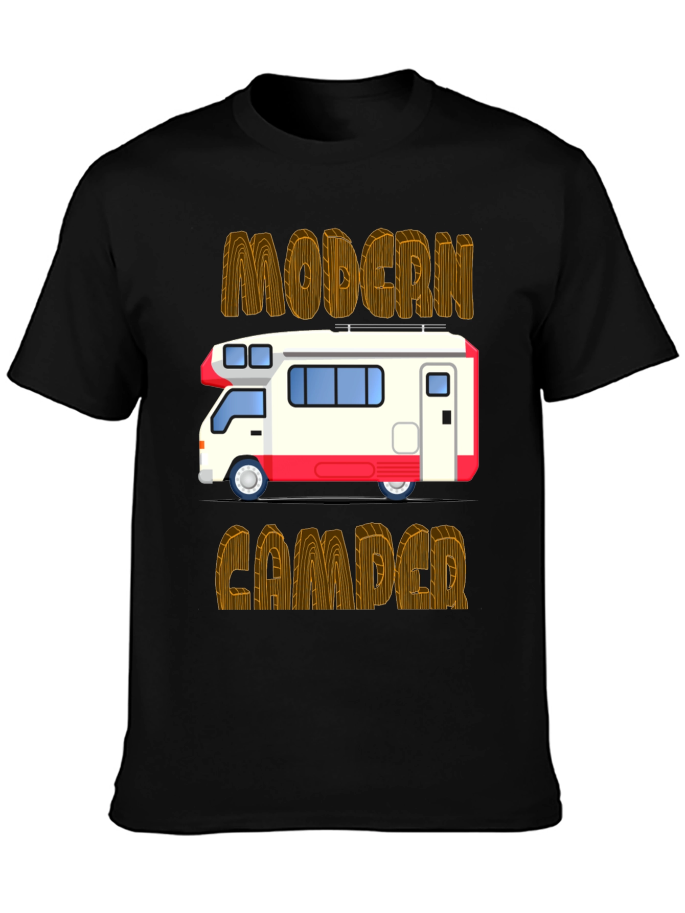Modern Camper Graphic Tee - Black