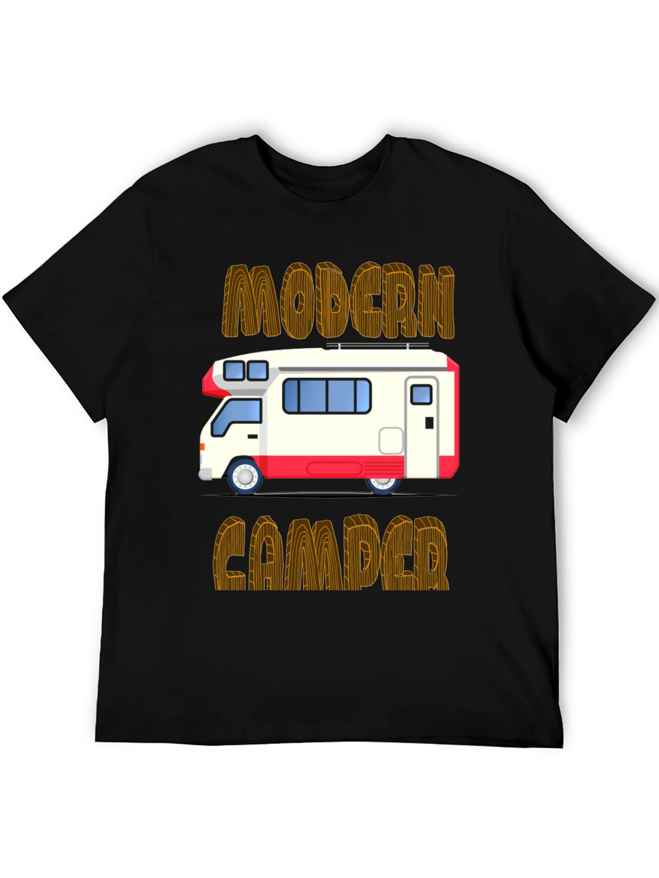 Modern Camper Graphic Tee - Black
