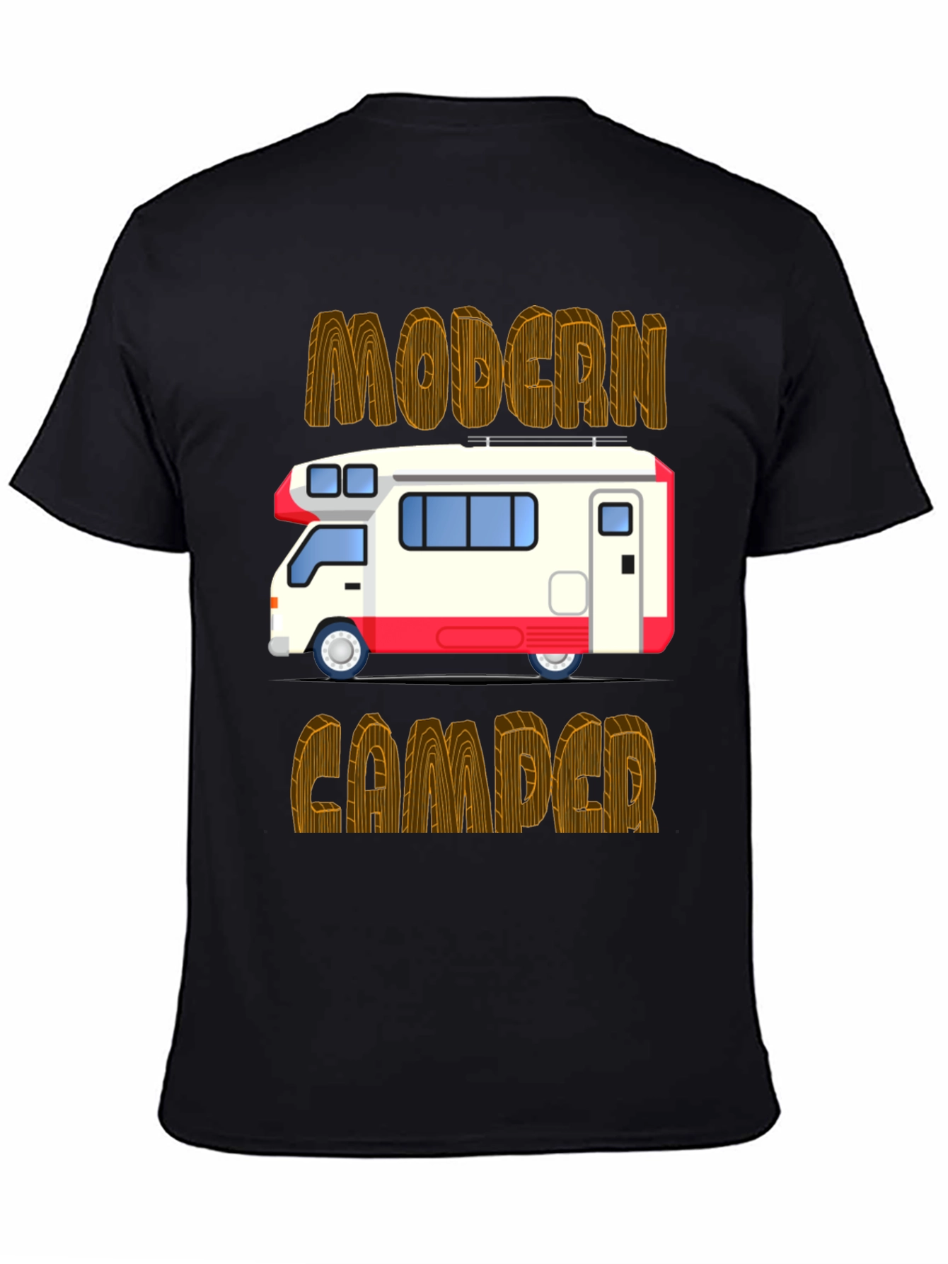 Modern Camper Graphic Tee - Black