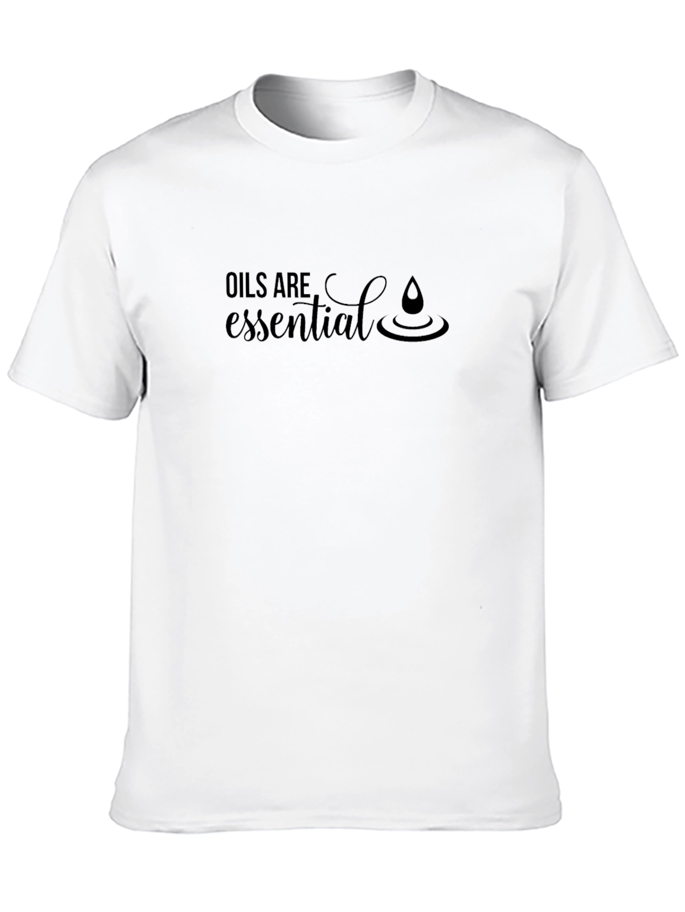 Oils Are Essential T-Shirt - Unisex Black Tee