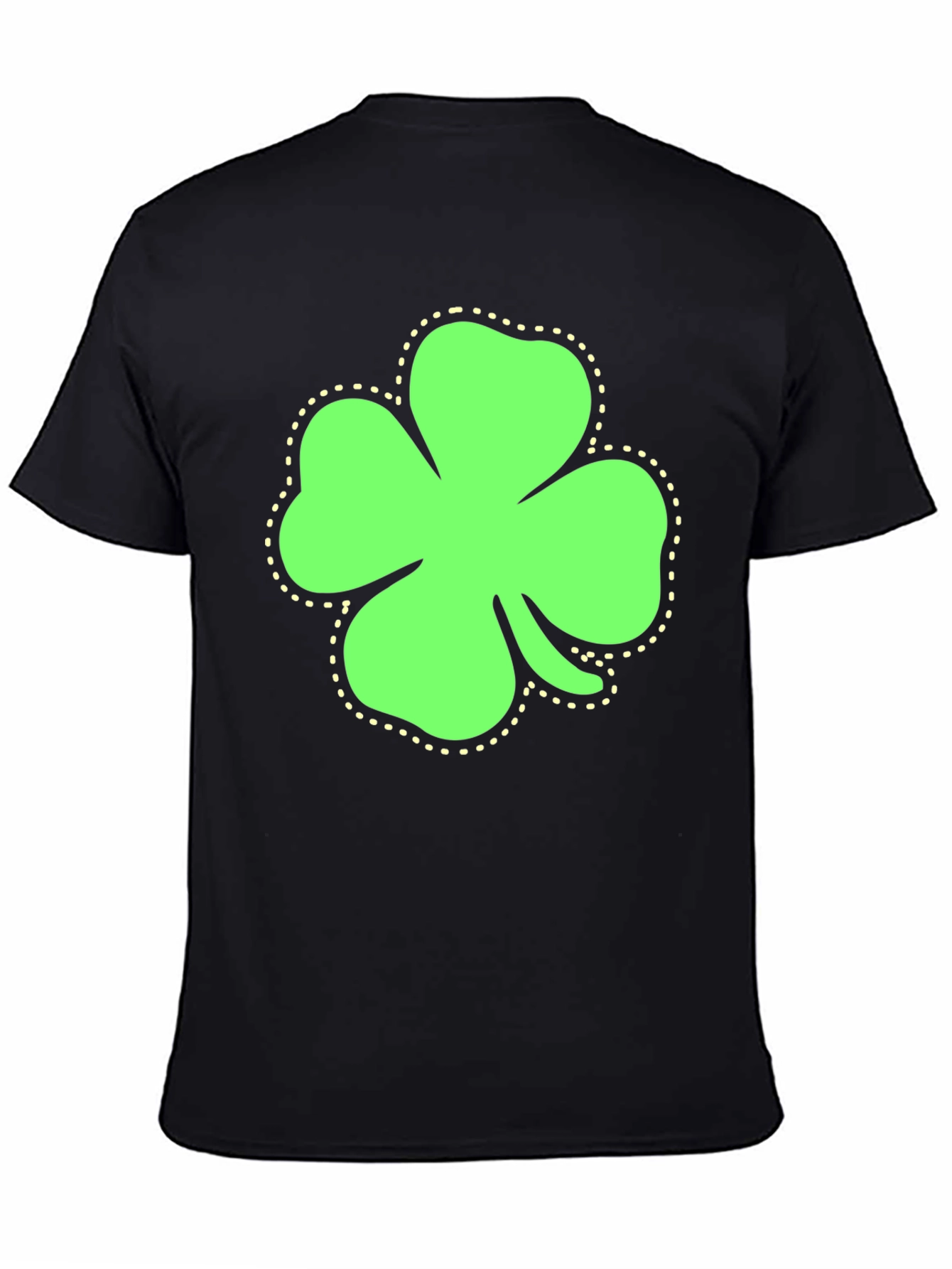 St. Patricks Day Shamrock T-Shirt - Black