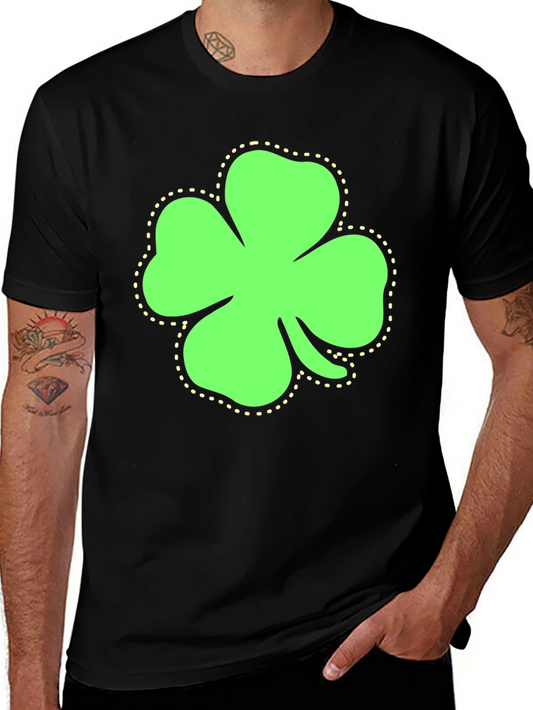 St. Patricks Day Shamrock T-Shirt - Black