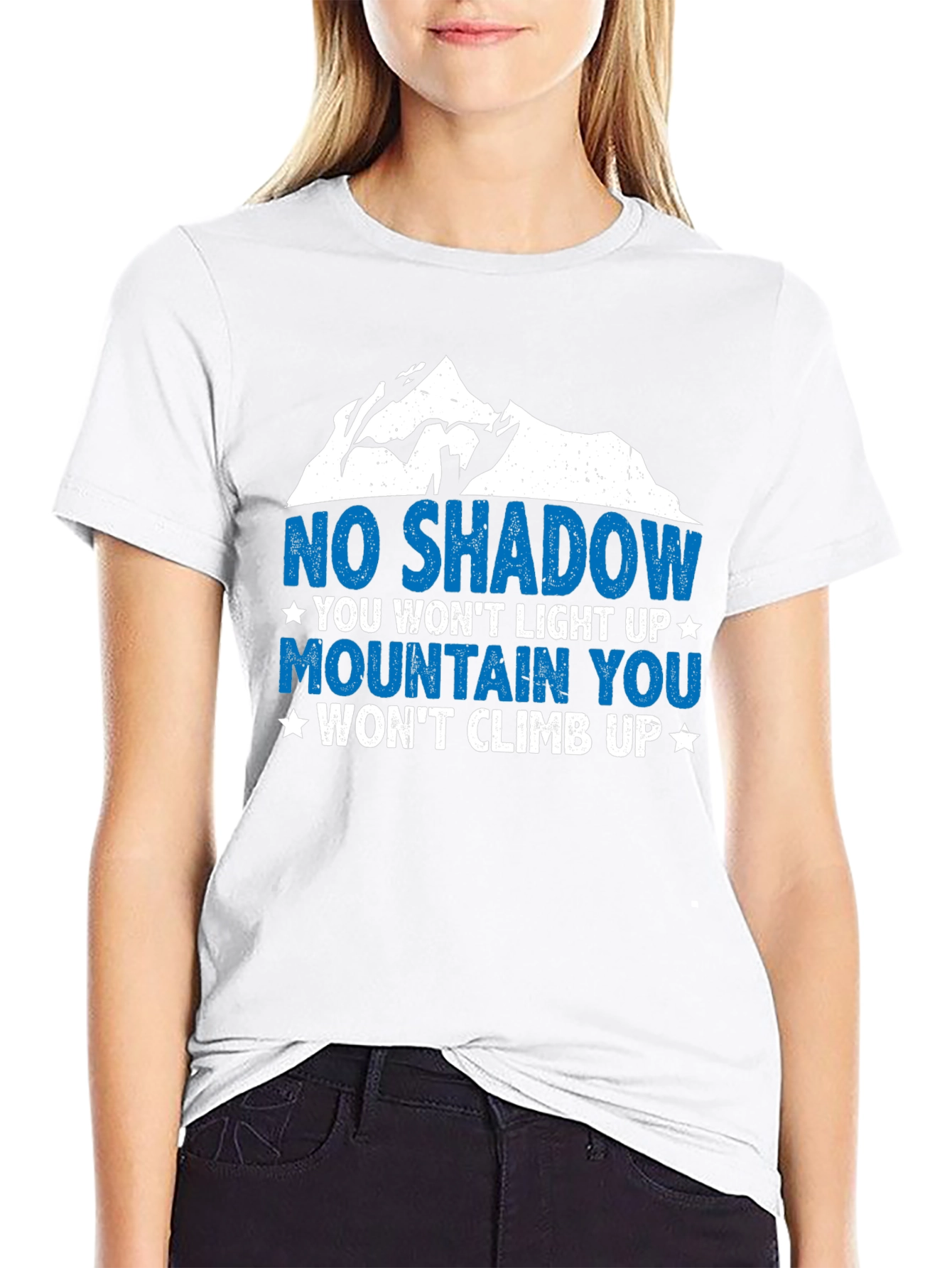 Motivational Mountain Climb Graphic T-Shirt