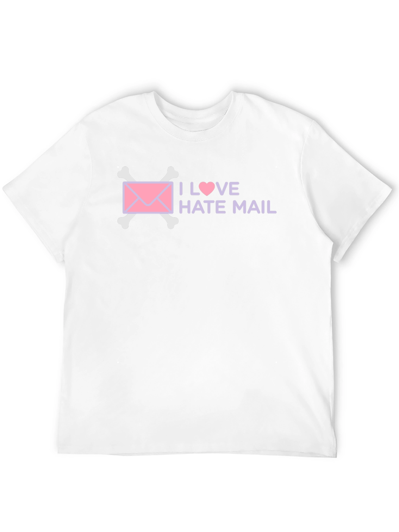 I Love Hate Mail T-Shirt Funny Goth Tee