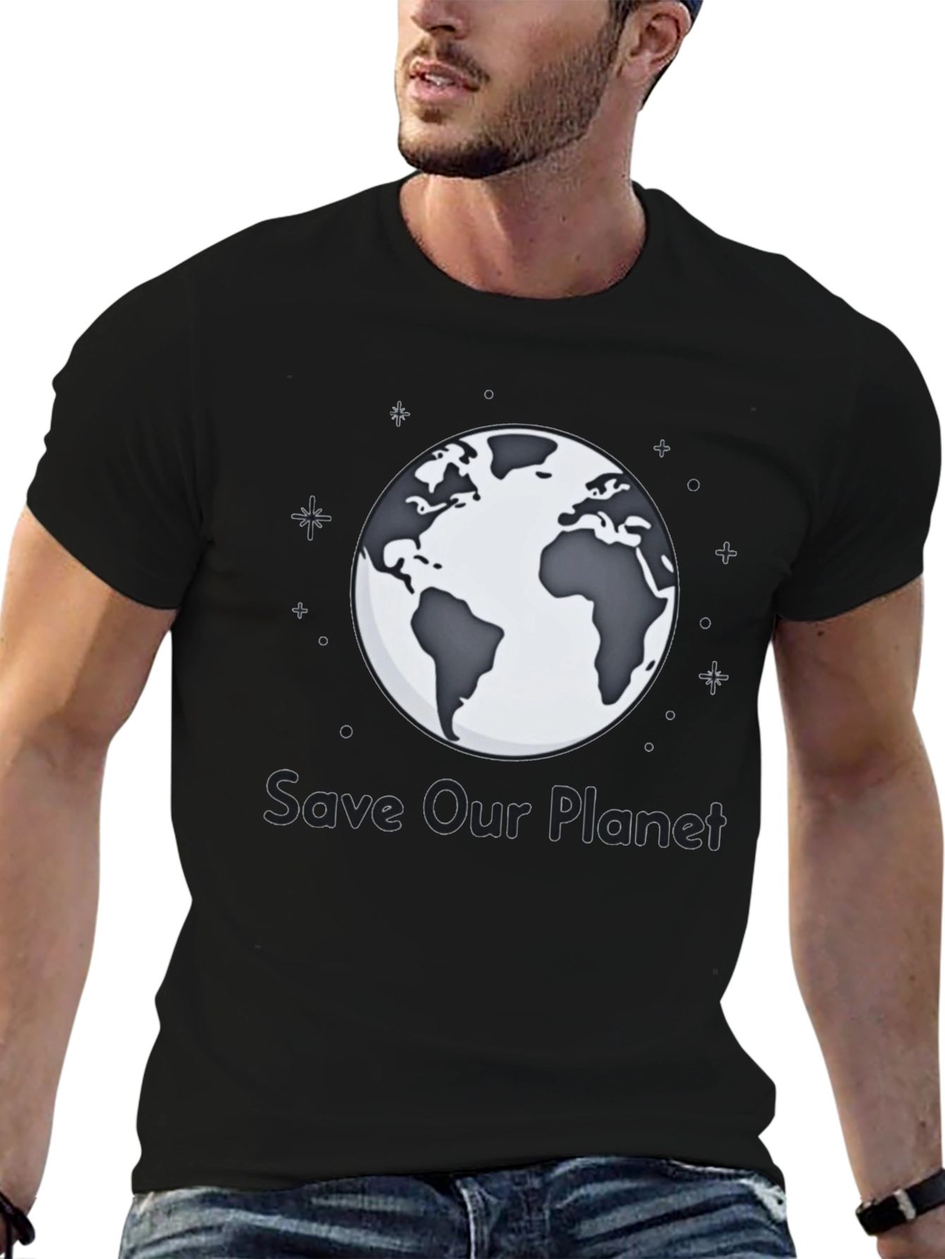 Save Our Planet T-Shirt - Earth Graphic Tee