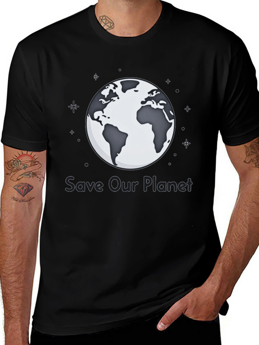 Save Our Planet T-Shirt - Earth Graphic Tee