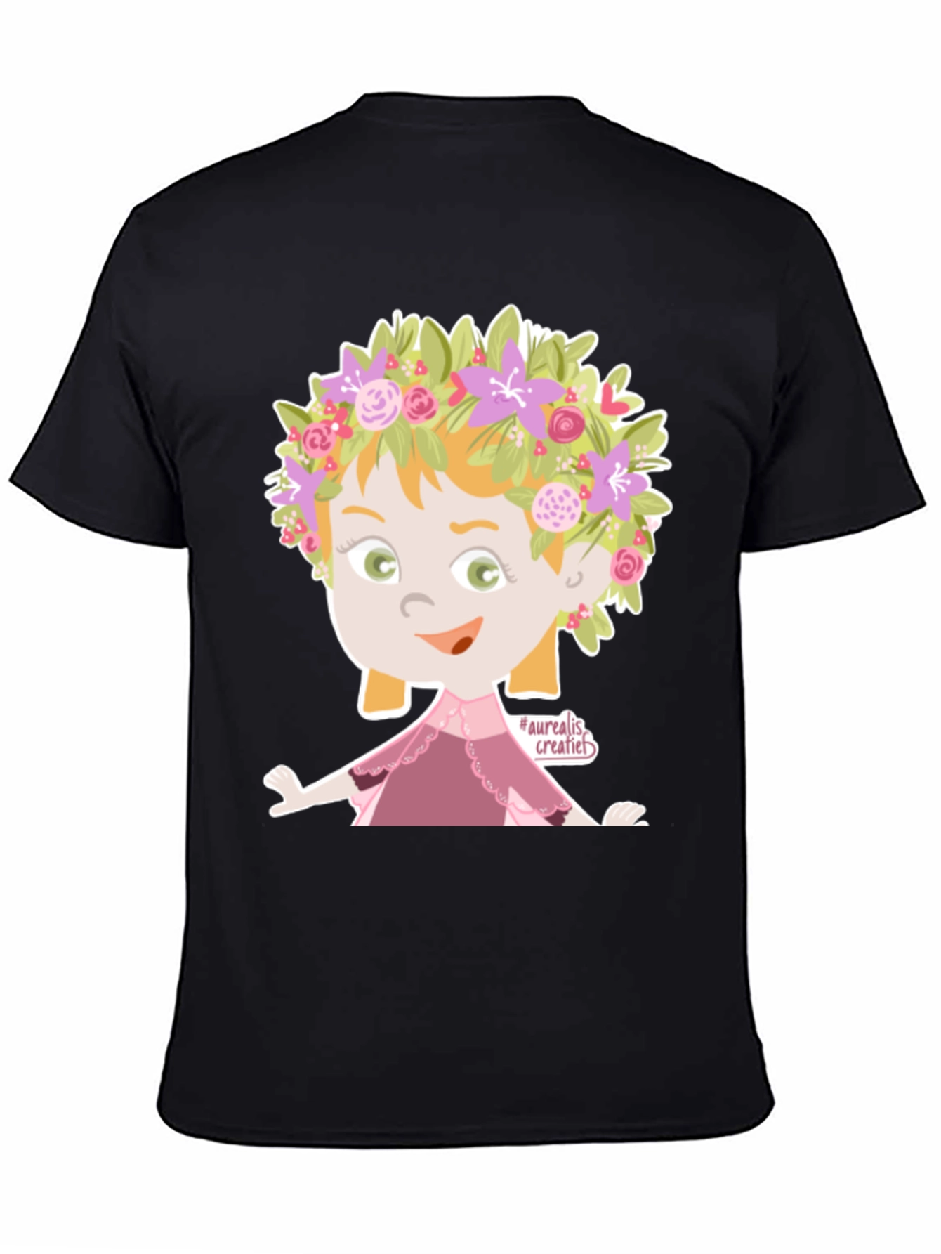 Floral Fairy Graphic T-Shirt - Unique Design
