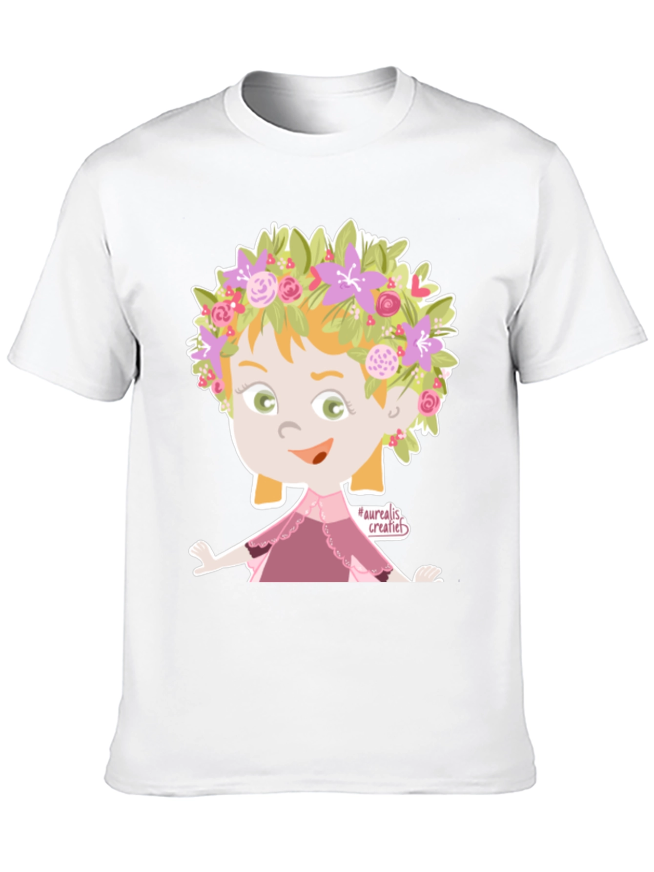 Floral Fairy Graphic T-Shirt - Unique Design