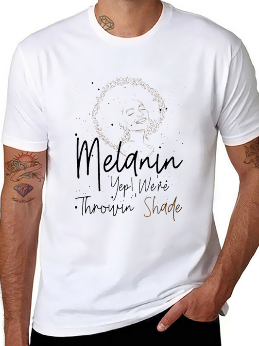 Melanin Throwin Shade Graphic Tee - Black