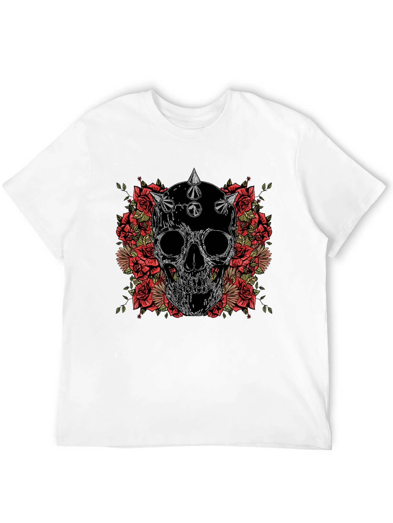 Skull and Roses Graphic Tee