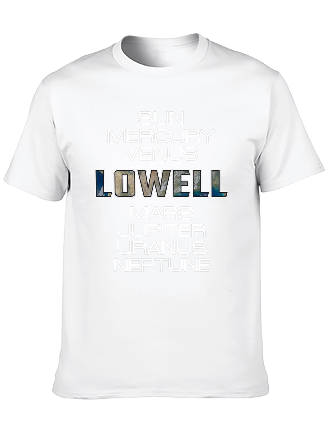 Planets T-Shirt Sun Mercury Venus Lowell Mars