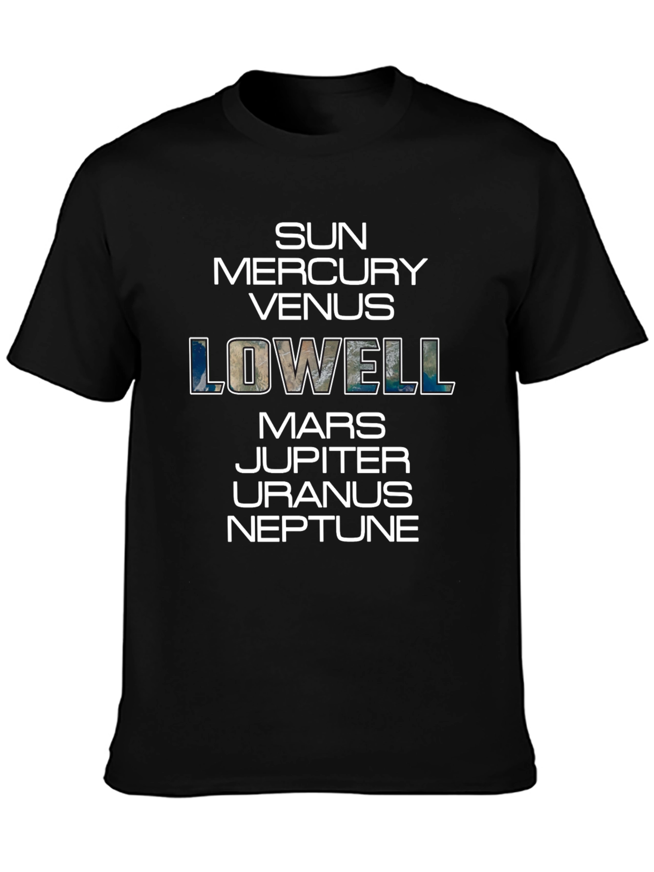Planets T-Shirt Sun Mercury Venus Lowell Mars