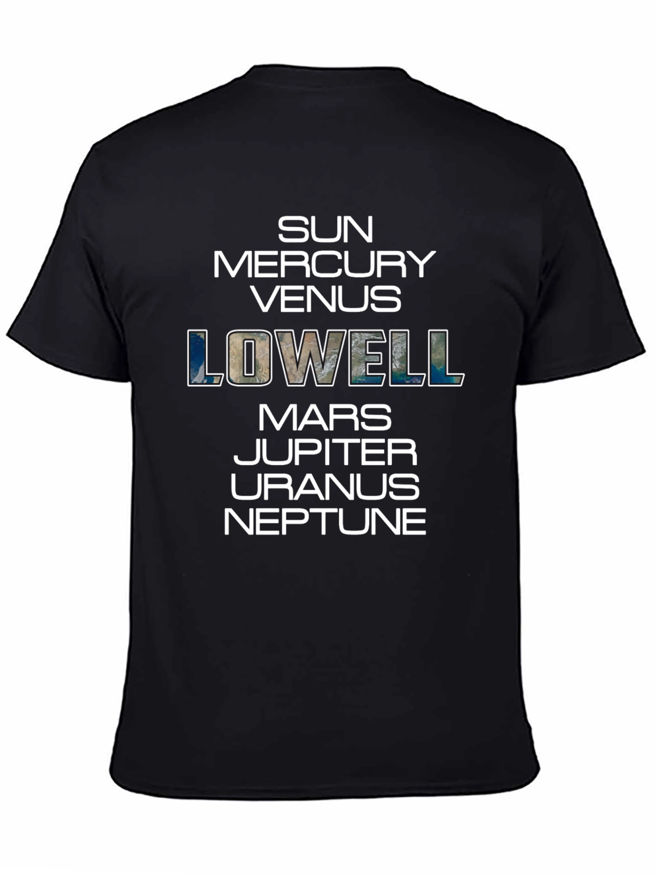 Planets T-Shirt Sun Mercury Venus Lowell Mars