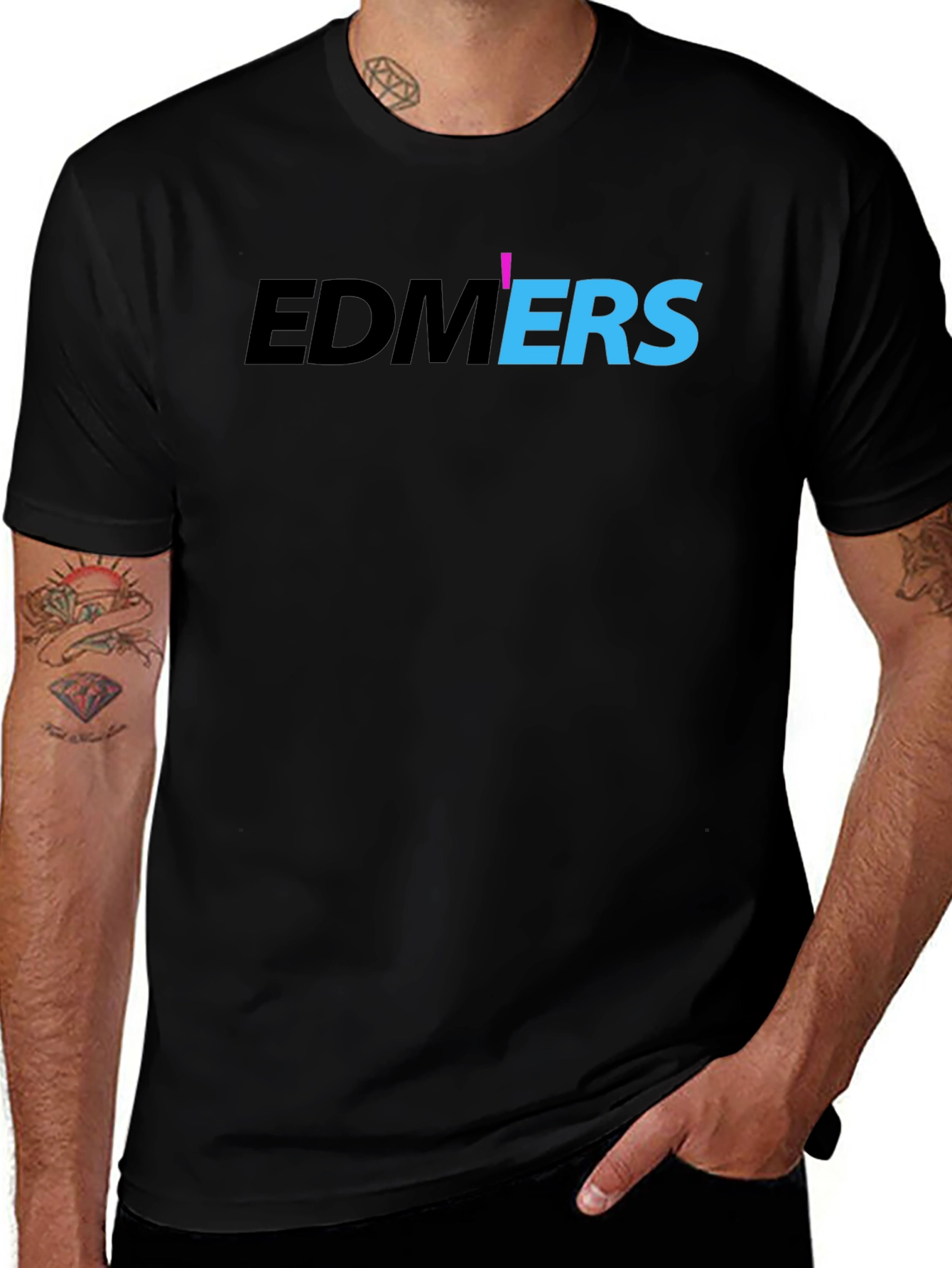 EDMers Graphic Print T-Shirt - Stylish Music Lover Tee