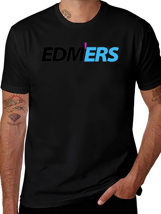 EDMers Graphic Print T-Shirt - Stylish Music Lover Tee