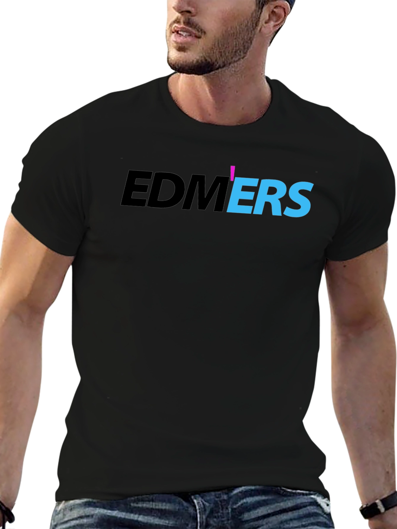 EDMers Graphic Print T-Shirt - Stylish Music Lover Tee