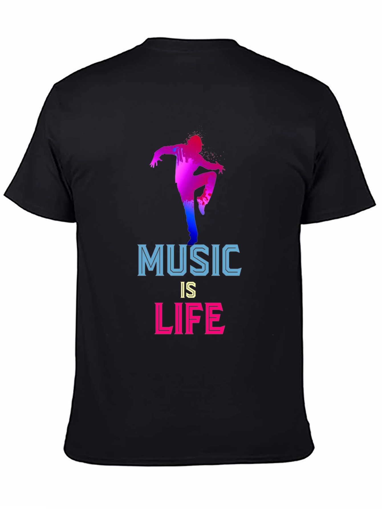 Music is Life Graphic T-Shirt