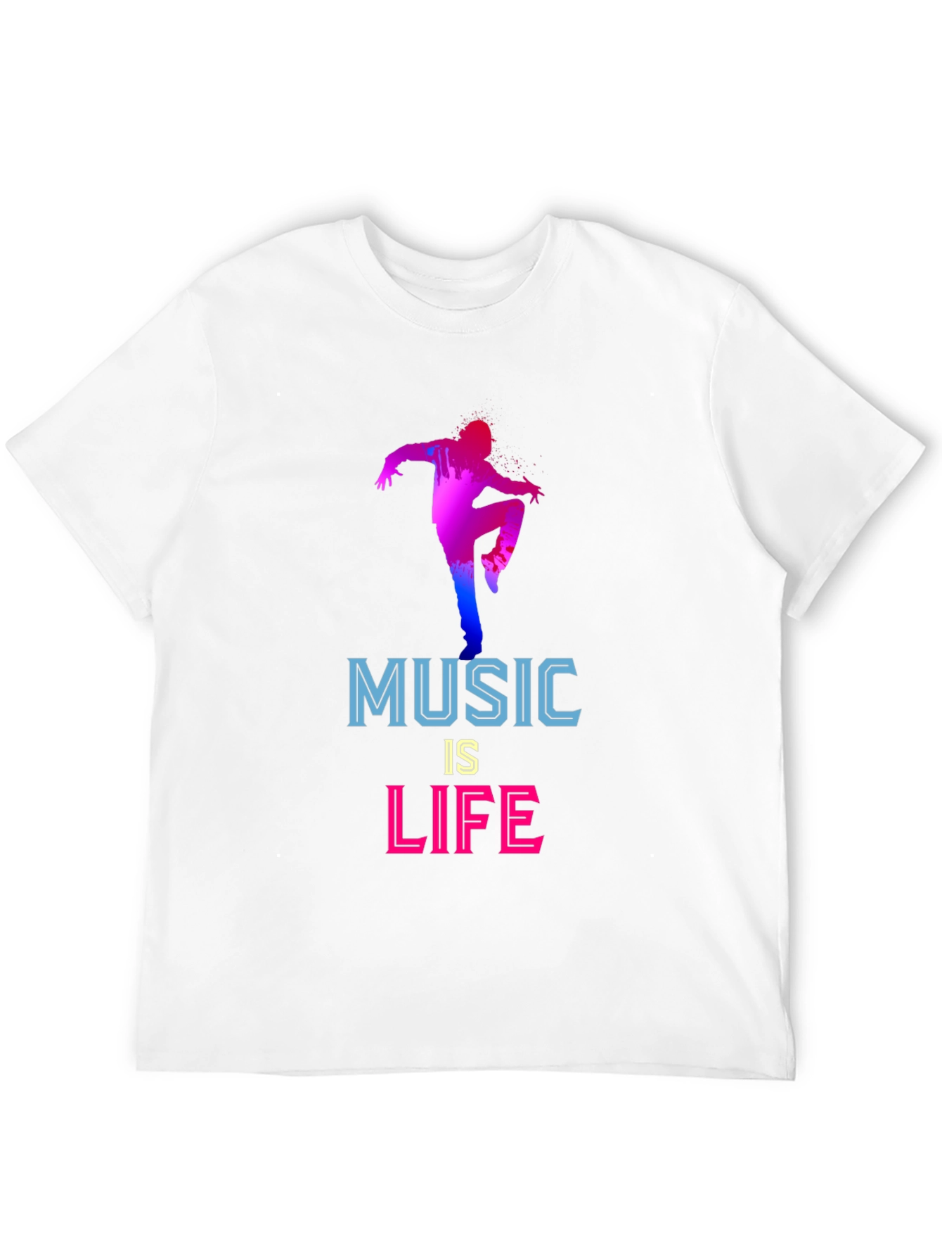 Music is Life Graphic T-Shirt