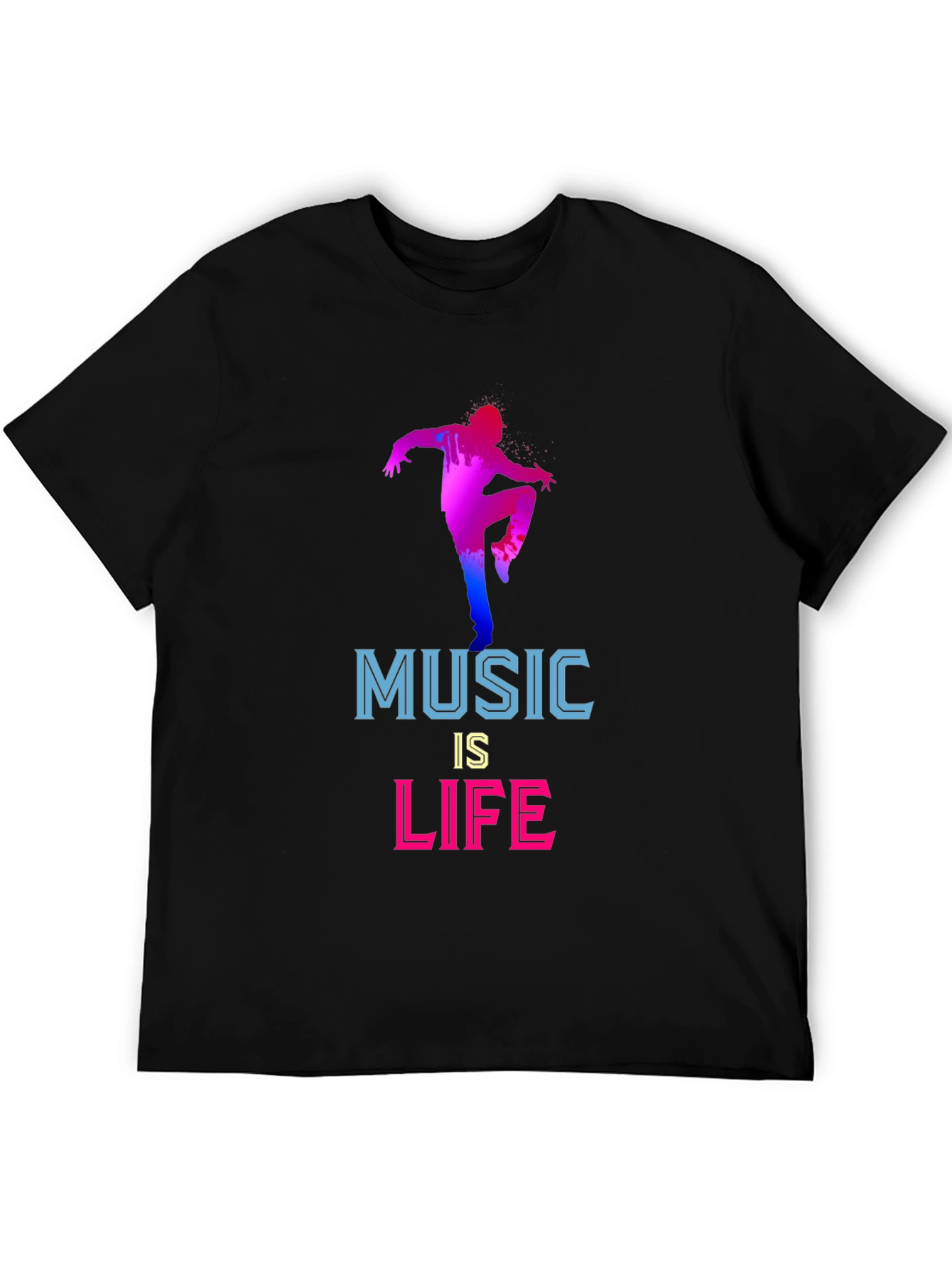 Music is Life Graphic T-Shirt