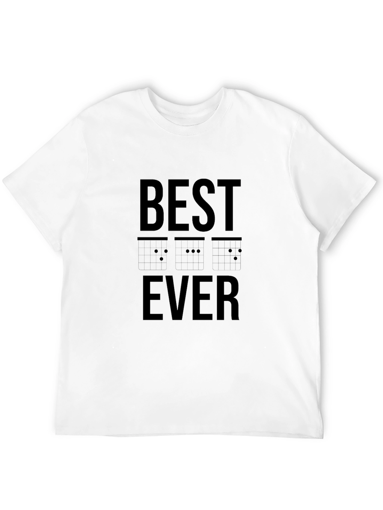 Best Guitar Chords Ever T-Shirt - Black