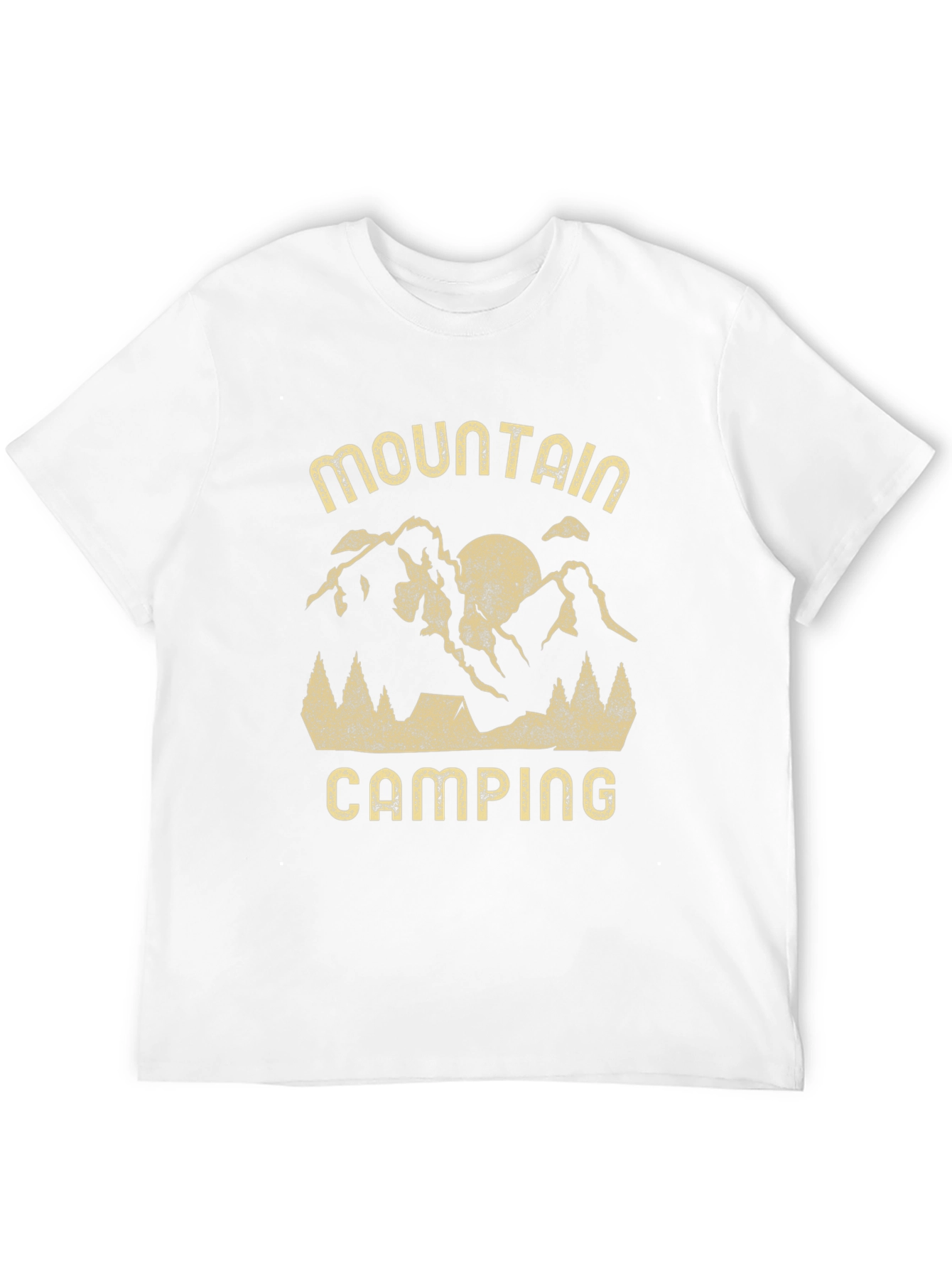 Mountain Camping Graphic Tee - Adventure Awaits!