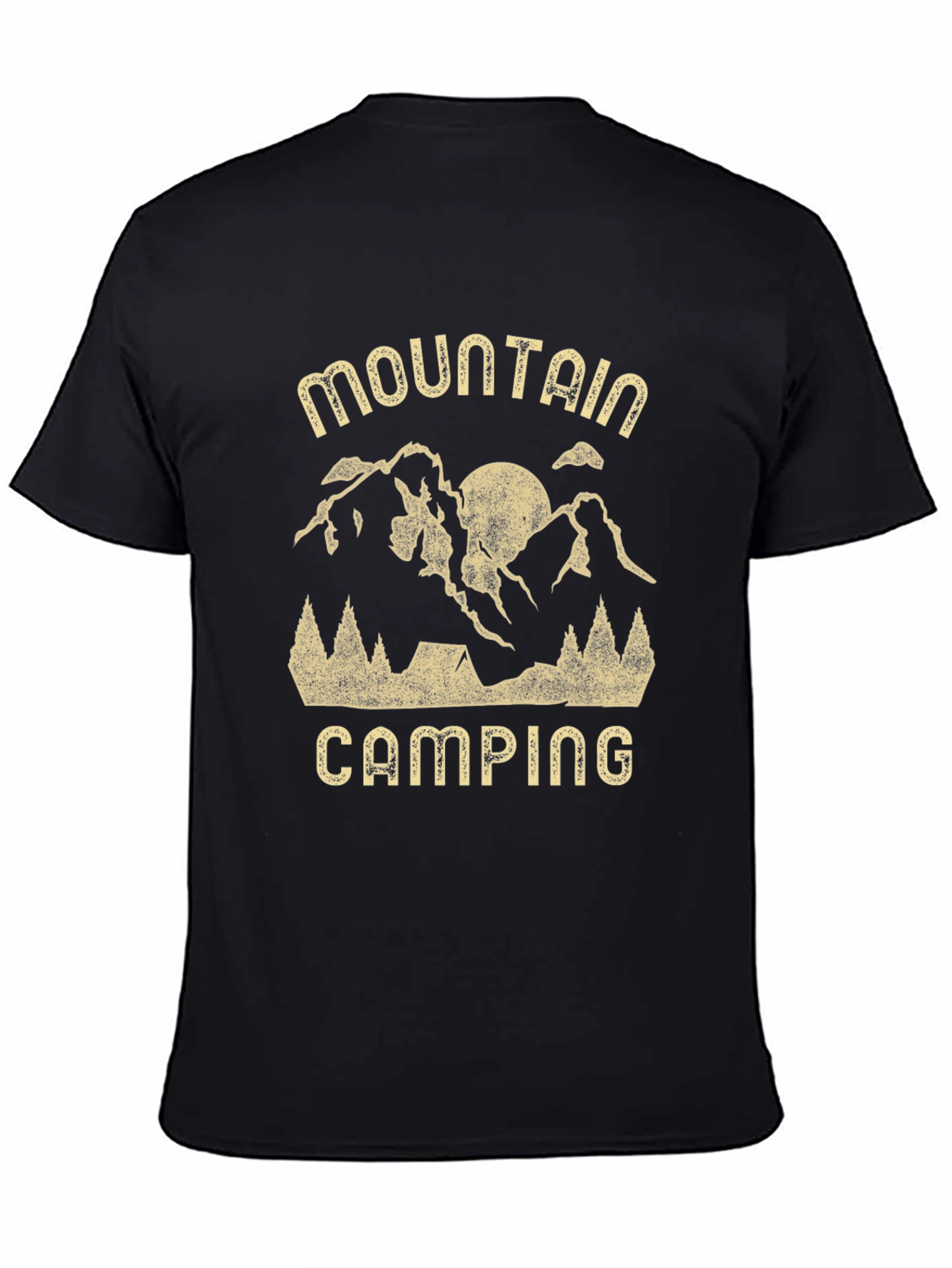 Mountain Camping Graphic Tee - Adventure Awaits!