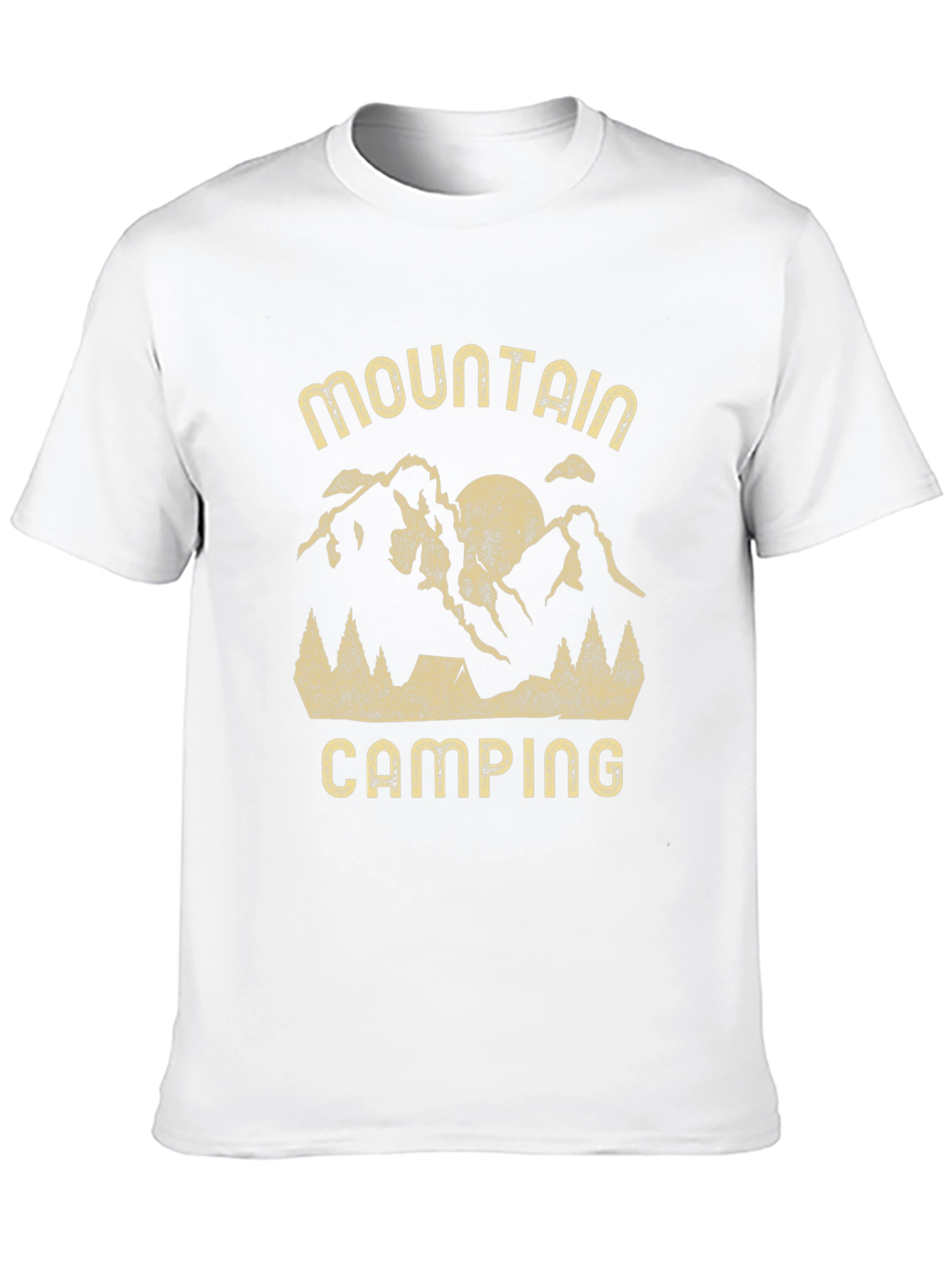Mountain Camping Graphic Tee - Adventure Awaits!