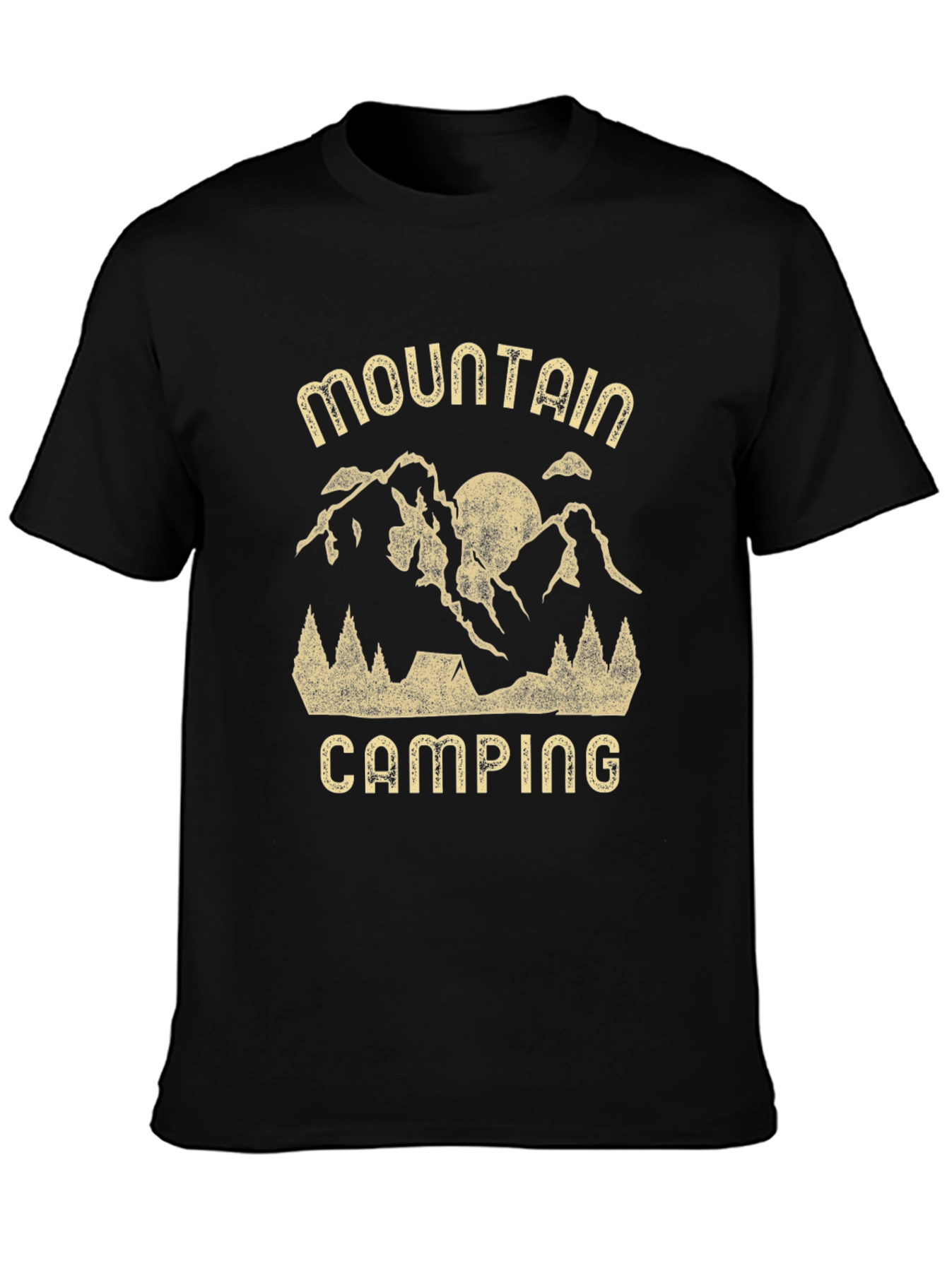 Mountain Camping Graphic Tee - Adventure Awaits!