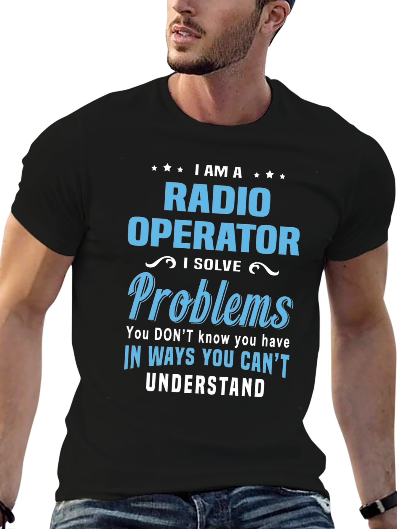 Radio Operator T-Shirt: I Solve Problems