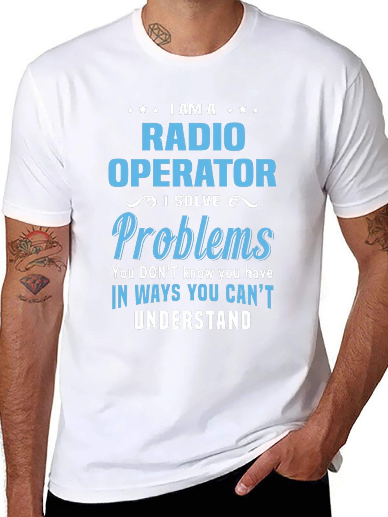 Radio Operator T-Shirt: I Solve Problems
