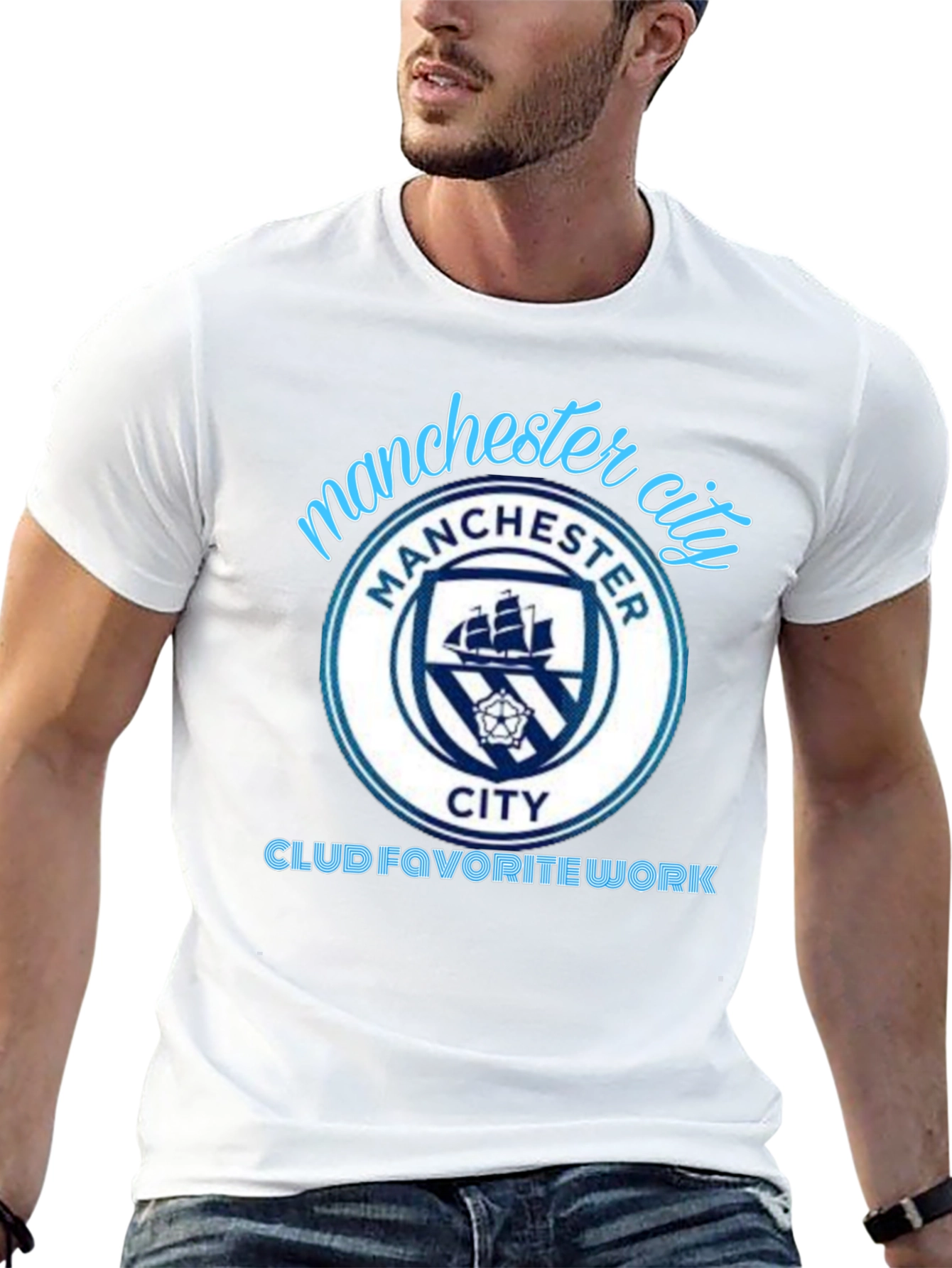 Manchester City Black T-Shirt - Club Fan Apparel