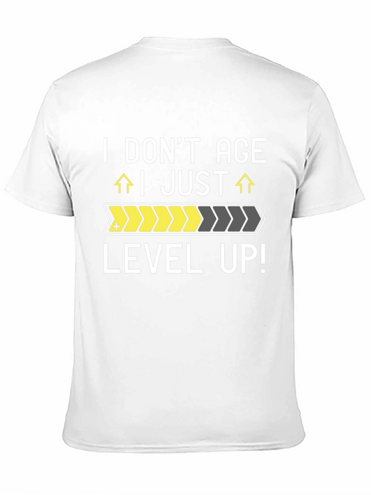 I Dont Age I Level Up! Graphic Tee