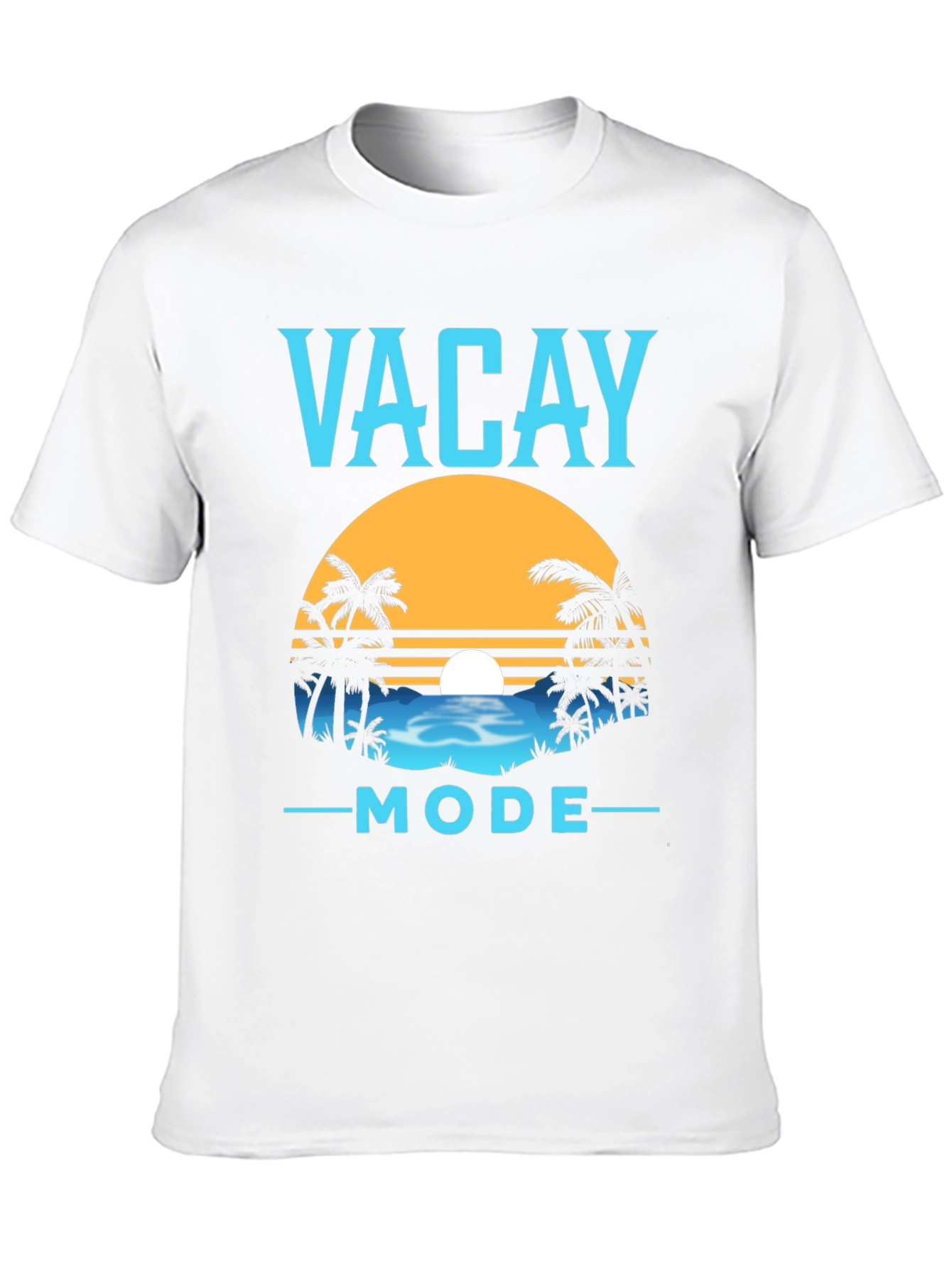 Vacay Mode Graphic Tee - Black Summer Vacation T-Shirt