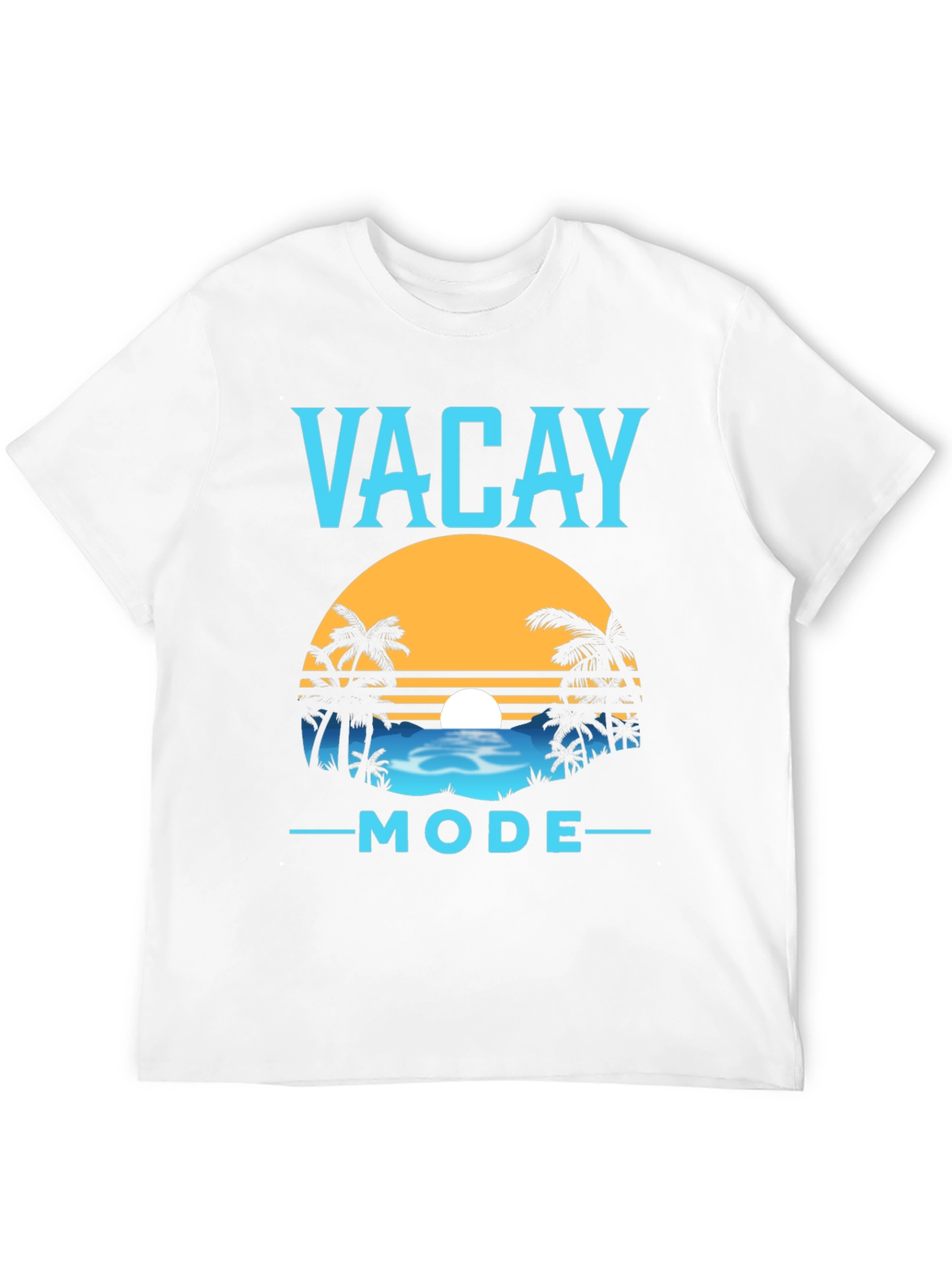 Vacay Mode Graphic Tee - Black Summer Vacation T-Shirt